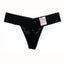 Jenni by Jennifer Moore Black Lace Thong