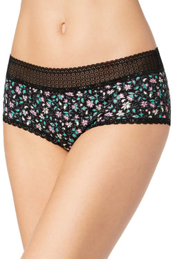 Jenni by Jennifer Moore Black Multi Floral Lace Waist Hipster Brief thumbnail 1