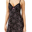Jenni by Jennifer Moore Black/Pink Heart-Petals Lace-Trimmed Chemise