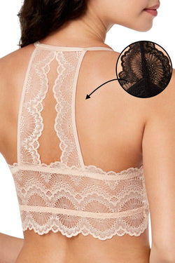 Jenni by Jennifer Moore Black Splitback Lace Bralette thumbnail 2