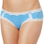 Jenni by Jennifer Moore Blue Cotton Lace Trim Hipster