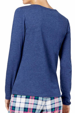 Jenni by Jennifer Moore Blue I-Did-My-Best Pajama Tee thumbnail 3