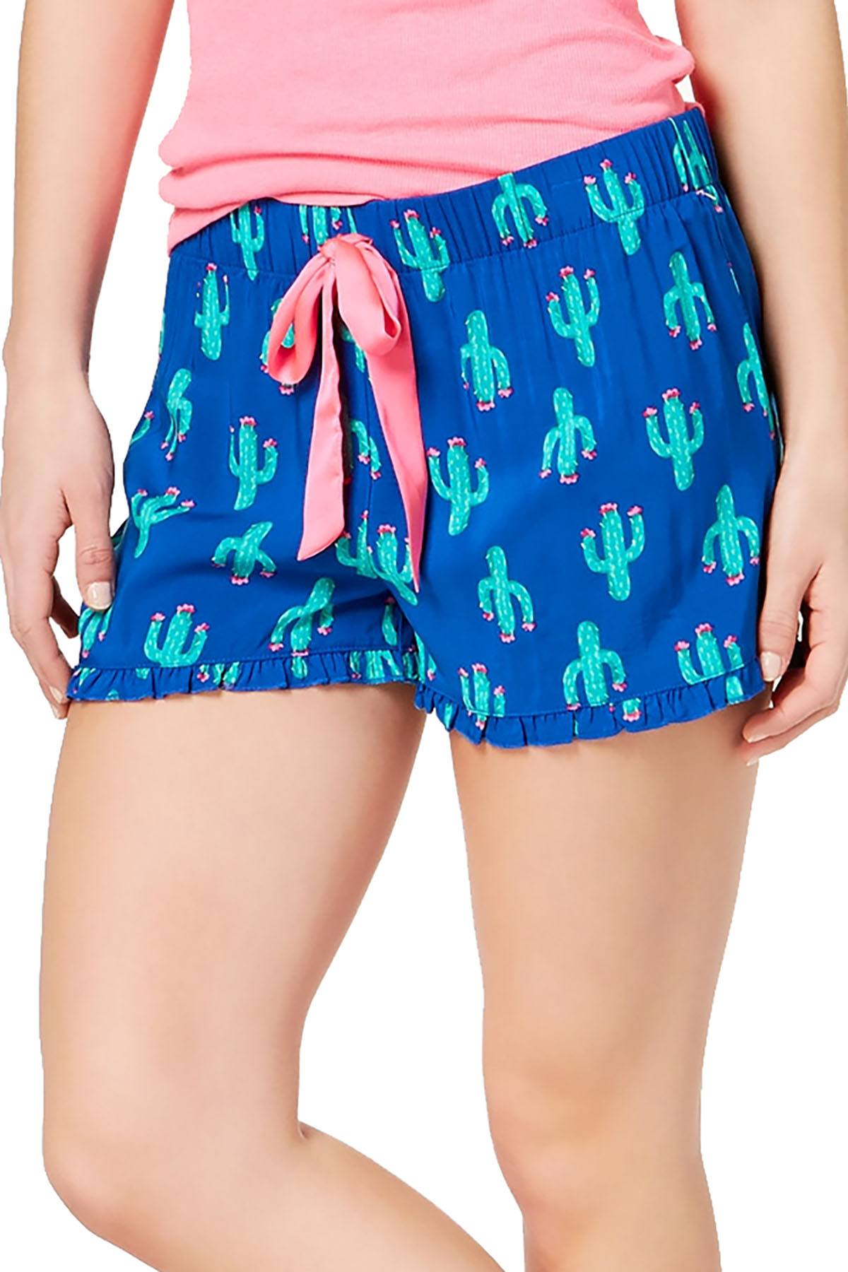 Jenni by Jennifer Moore Blue Summer-Cactus Lounge Short