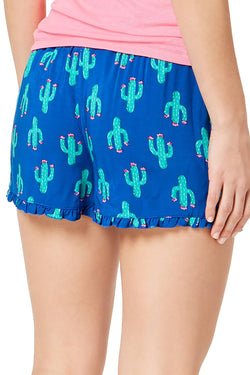 Jenni by Jennifer Moore Blue Summer-Cactus Lounge Short thumbnail 2