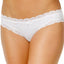 Jenni by Jennifer Moore Bright-White Lace-Trim Bikini Brief