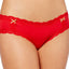 Jenni by Jennifer Moore Chili-Red Lace-Trim Hipster