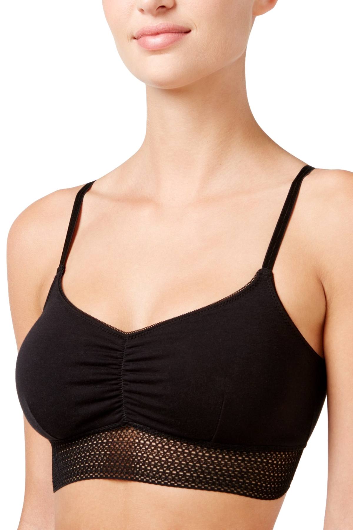 Jenni by Jennifer Moore Classic-Black Lace-Trim Bralette