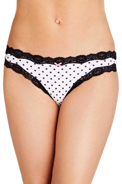 Jenni by Jennifer Moore Cotton Lace Trim Bikini thumbnail 1
