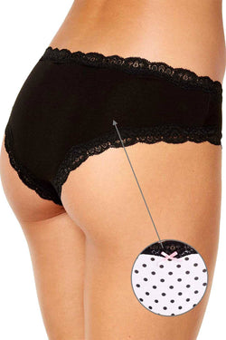 Jenni by Jennifer Moore Cotton Lace Trim Bikini thumbnail 2