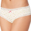 Jenni by Jennifer Moore Cream Foil-Stars Lace-Trim Cheeky Hipster