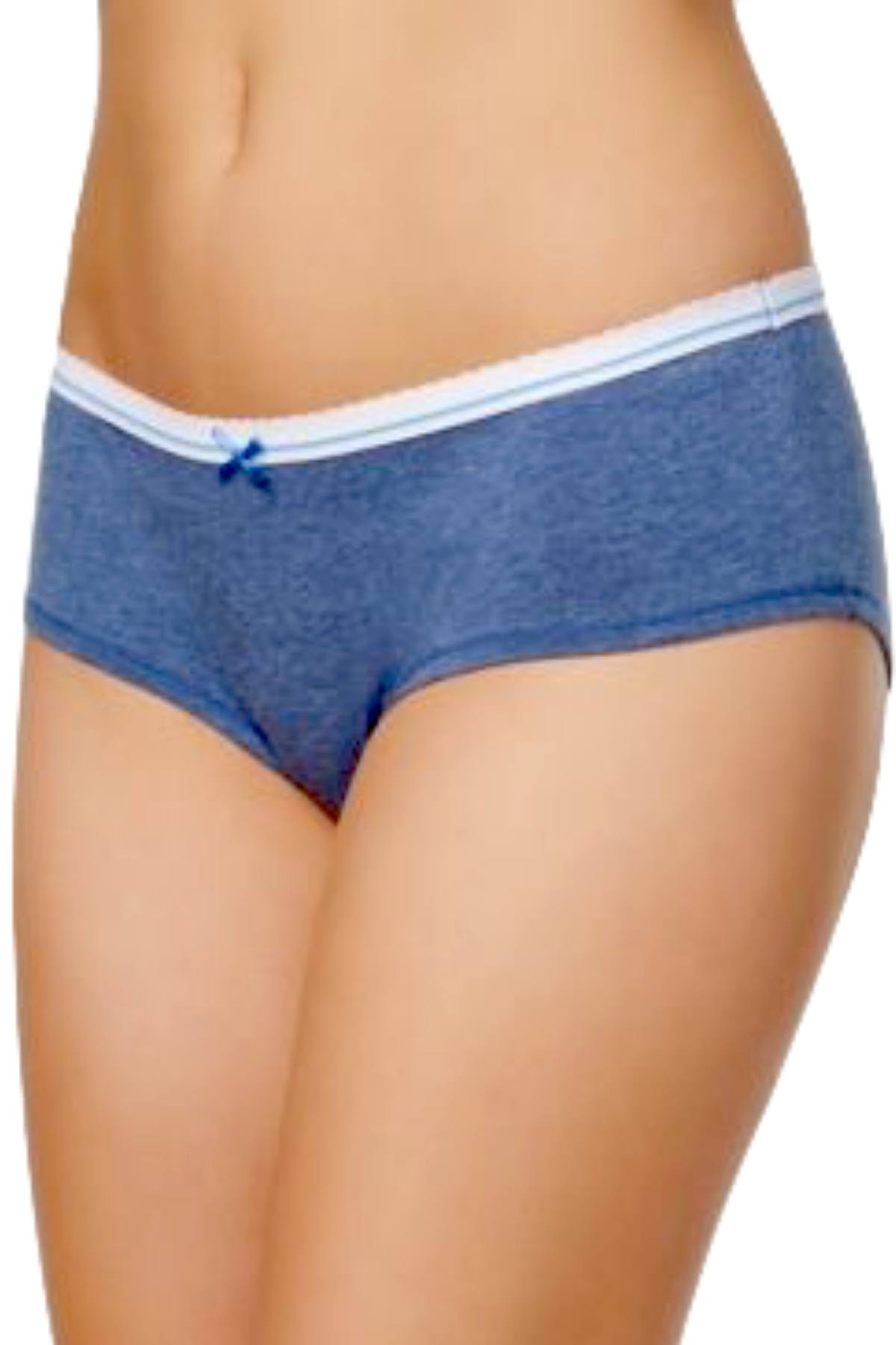 Jenni by Jennifer Moore Denim-Heather Cotton Hipster