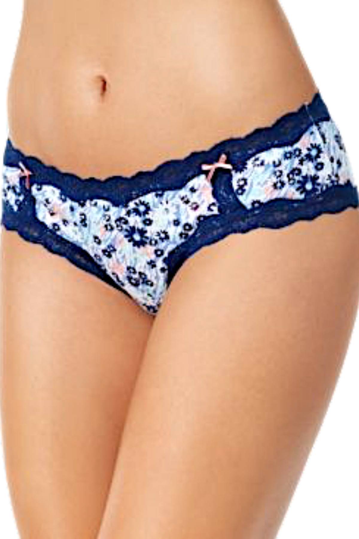 Jenni by Jennifer Moore Floral-Garden Cotton Lace-Trim Hipster
