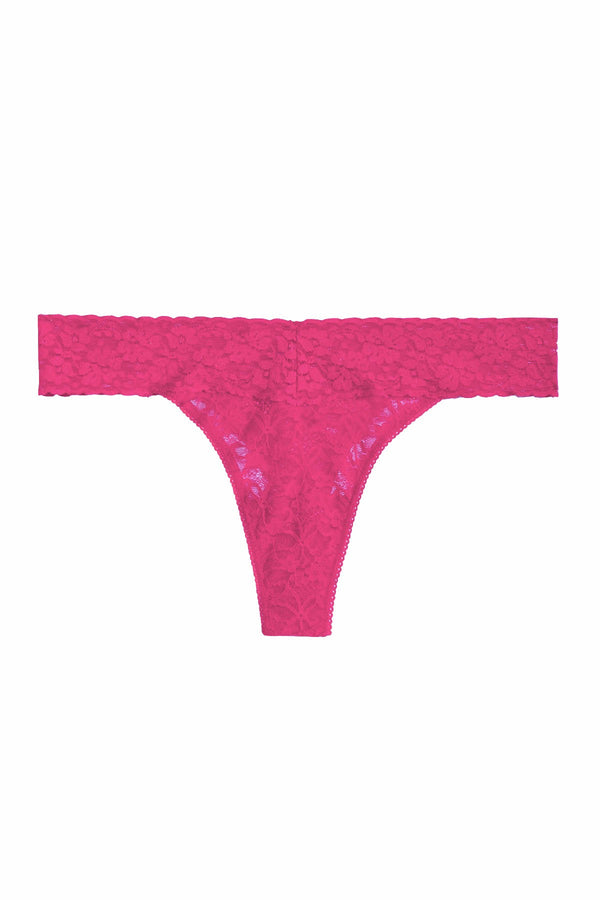 Jenni by Jennifer Moore Fuchsia Lace Thong