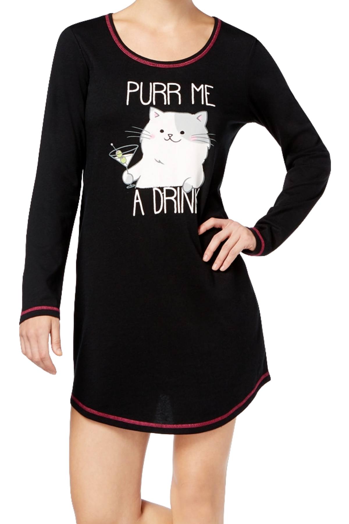 Jenni by Jennifer Moore Graphic Sleepshirt And Socks Set