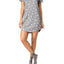 Jenni by Jennifer Moore Grey Cat Dots Printed Sleep Shirt and Socks Set