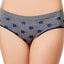 Jenni by Jennifer Moore Grey Elephants Printed Seamless Hipster