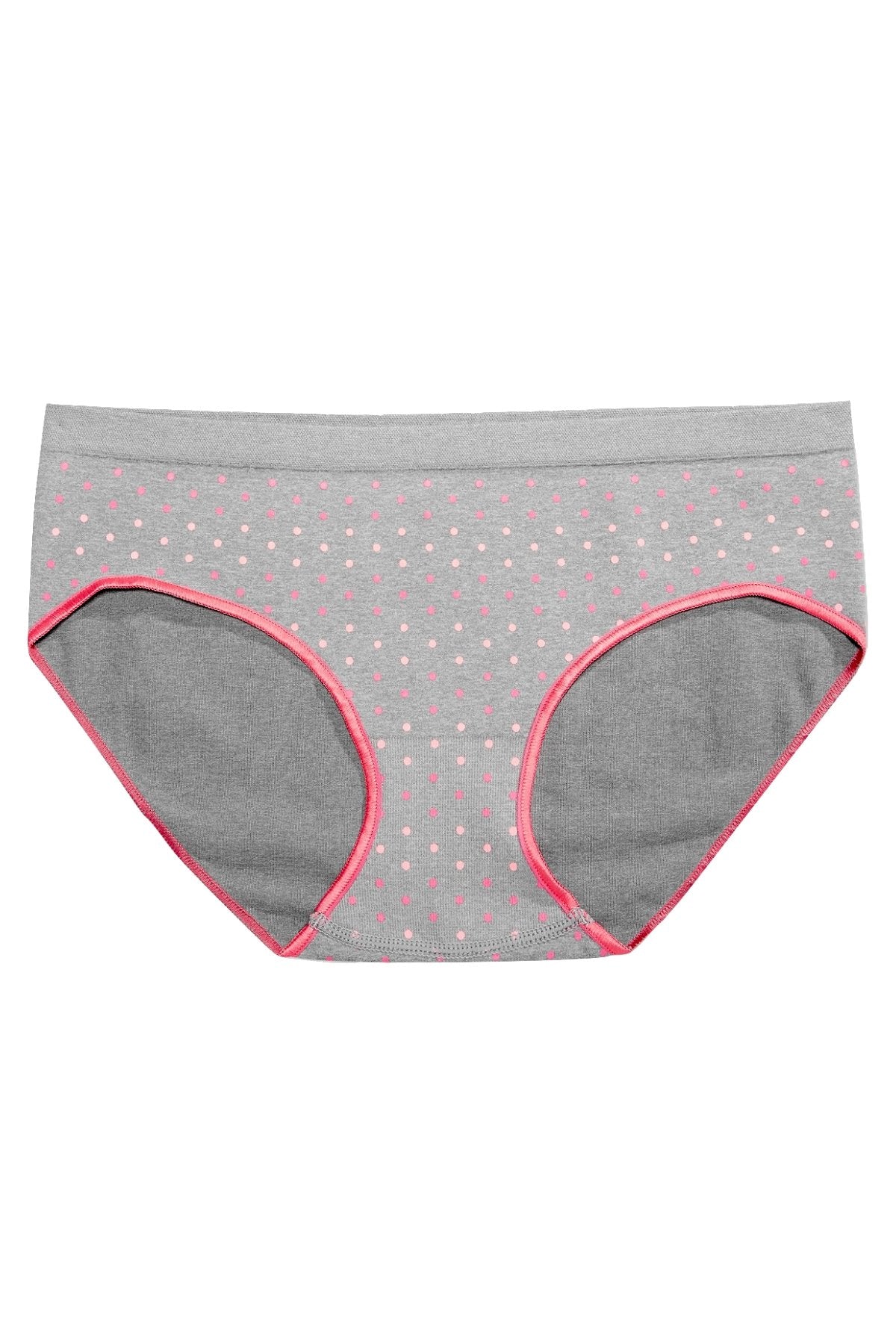 Jenni by Jennifer Moore Grey/Pink Dots Seamless Hipster