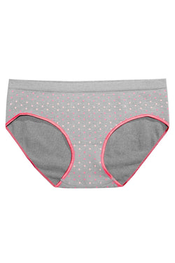 Jenni by Jennifer Moore Grey/Pink Dots Seamless Hipster thumbnail 1