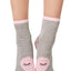 Jenni by Jennifer Moore Grey Sleep Time Sleepshirt with Socks