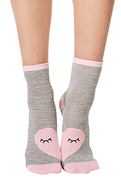 Jenni by Jennifer Moore Grey Sleep Time Sleepshirt with Socks thumbnail 3