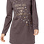 Jenni by Jennifer Moore Grey Stardust Graphic Sleepshirt And Socks Set