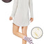 Jenni by Jennifer Moore Grey Stardust Graphic Sleepshirt And Socks Set