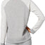 Jenni by Jennifer Moore Ivory/Grey Colorblock Lounge Top