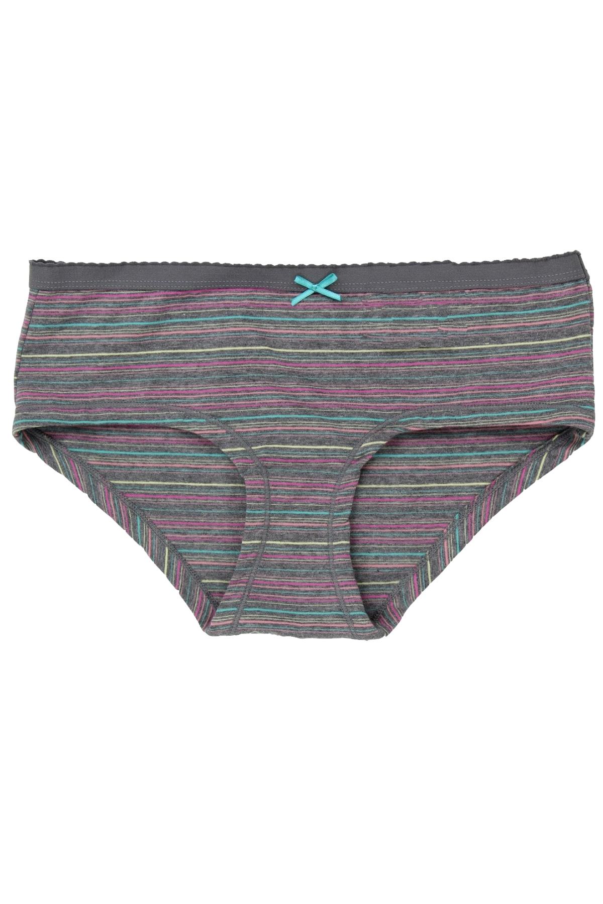 Jenni by Jennifer Moore Multi-Stripe Printed Hipster