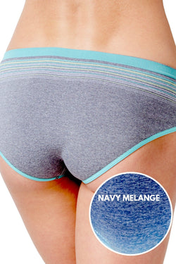 Jenni by Jennifer Moore Navy-Melange Seamless Hipster thumbnail 3