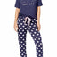Jenni by Jennifer Moore PLUS Nairobi-Dusk Graphic-Print Cat-Nap Lounge Tee