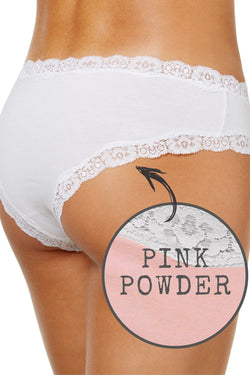 Jenni by Jennifer Moore Pink-Pwder Cotton Lace-Trim Hipster thumbnail 3