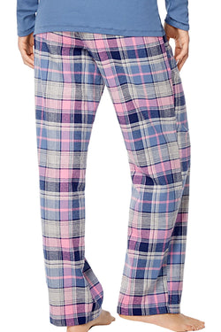 Jenni by Jennifer Moore Plaid-Printed Cotton Pajama Pant thumbnail 3