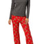 Jenni by Jennifer Moore Red/Grey Pretzel-Twist Pajama Set