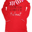 Jenni by Jennifer Moore Red Sleeping-Alone Graphic Sleepshirt and Socks Set