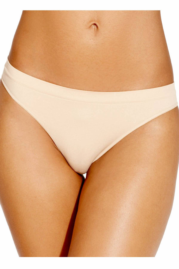 Jenni by Jennifer Moore Sugar-Almond Seamless Thong
