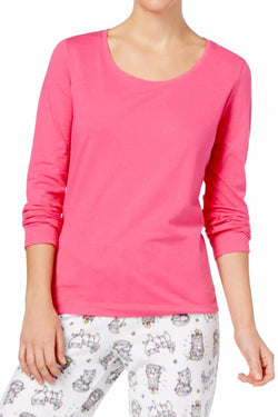 Jenni by Jennifer Moore Tangled-Cats Top & Printed Fleece Pant Pajama Set thumbnail 2