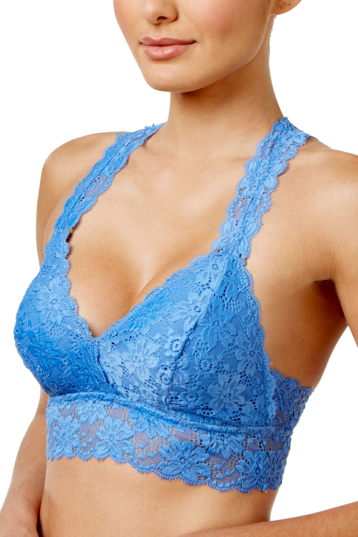 Jenni by Jennifer Moore Ultramarine Lace Racerback Bralette