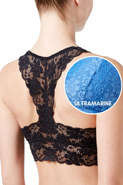Jenni by Jennifer Moore Ultramarine Lace Racerback Bralette thumbnail 3