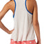 Jenni by Jennifer Moore Whispy Grey Graphic Print Tank Top