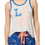 Jenni by Jennifer Moore Whispy Grey Graphic Print Tank Top