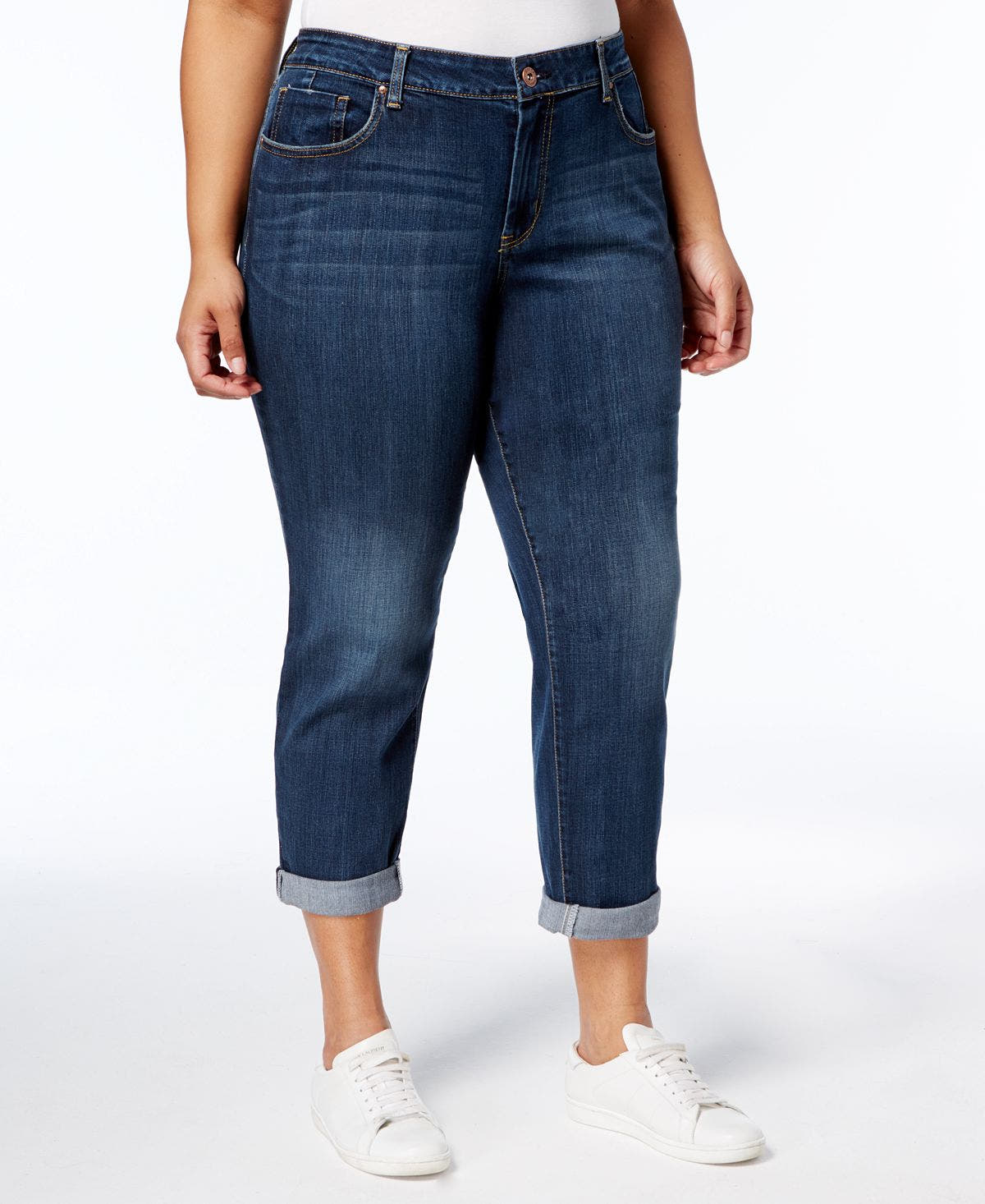 Jessica Simpson Trendy Plus Mika Best Friend Skinny Jeans Medium Blue