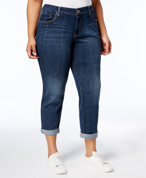 Jessica Simpson Trendy Plus Mika Best Friend Skinny Jeans Medium Blue