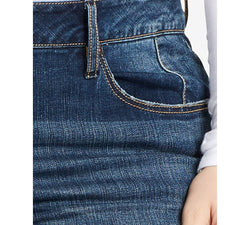 Jessica Simpson Trendy Plus Mika Best Friend Skinny Jeans Medium Blue thumbnail 2