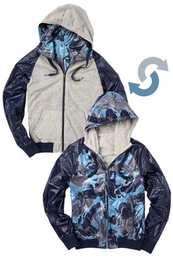 Jetlag Infinity Camo/Grey Reversible Jacket thumbnail 1