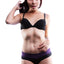 Jezebel Black & Purple Lace Brief