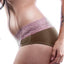 Jezebel Brown & Pink Lace Brief