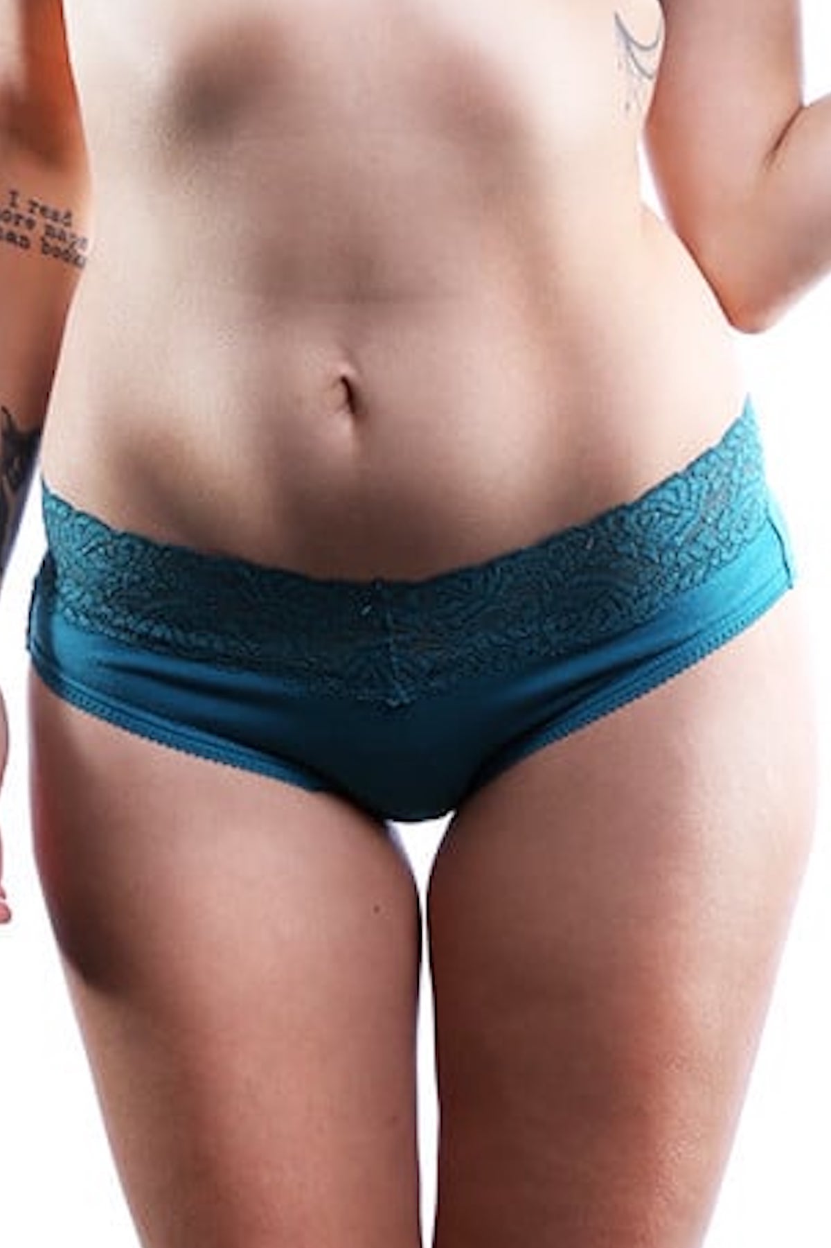 Jezebel Emerald Lace Brief