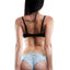 Jezebel Light Blue Lace Butterfly Thong