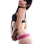 Jezebel Orange & Pink Sparkle Thong