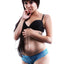 Jezebel Teal Butterfly Thong